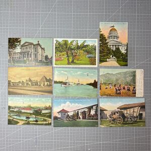 Vintage Sacramento, California Historic Postcards. (9).